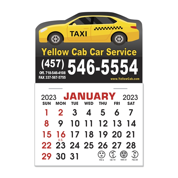 Stick It Magnet Calendar Pads - Car