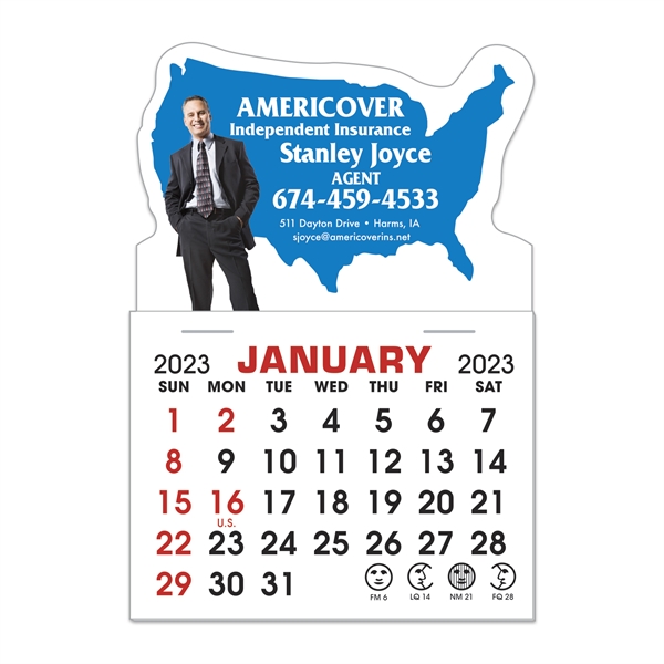 Stick It Decal Calendar Pads - United States