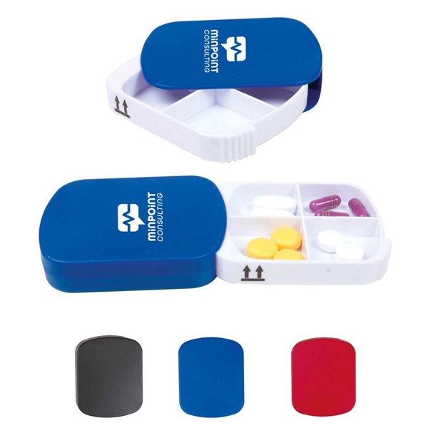 4-Compartment Pill Case