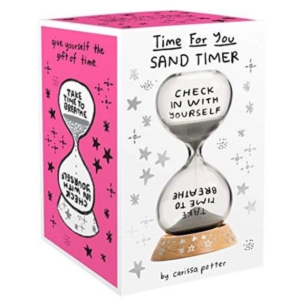 Time for You Sand Timer ((5-Minute Hourglass for Self-Car...