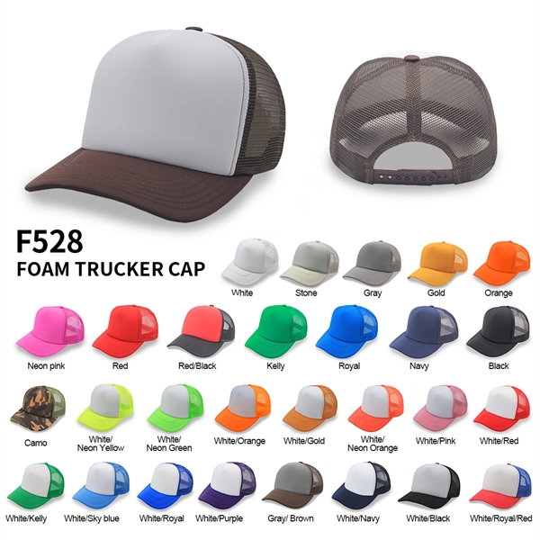 Foam Trucker Cap, 5 Panels,  Snapback