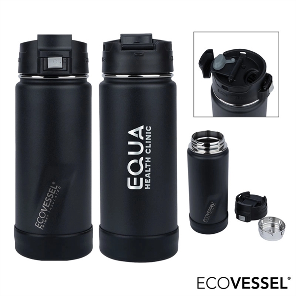 EcoVessel® The Perk 16 oz. Vacuum Insulated Travel Mug