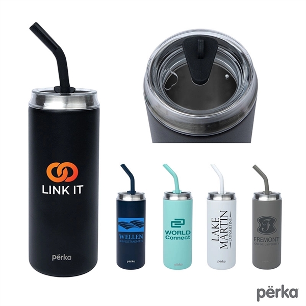 Perka® Cooley 20 oz. Vacuum Insulated Hot/Cold Tumbler