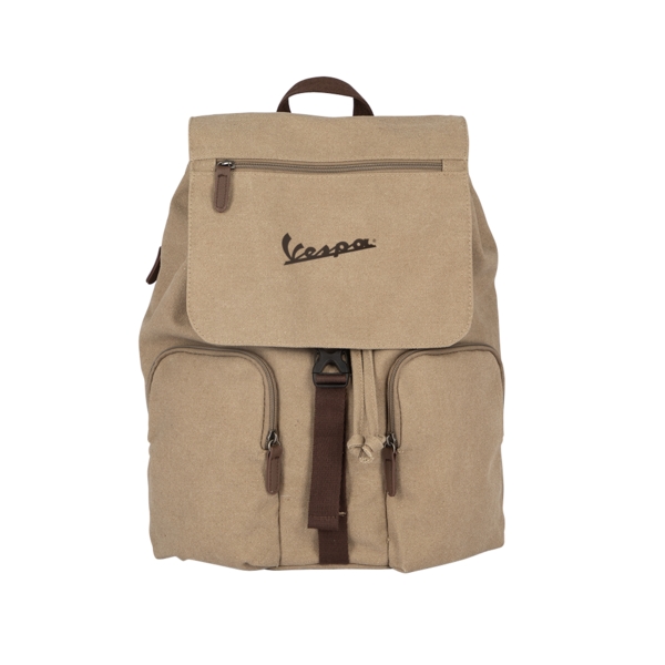 Double Barrel Canvas Backpack