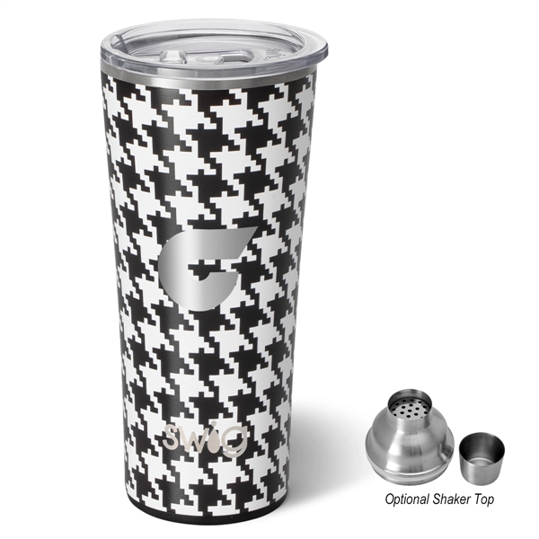22 Oz. Swig Life Houndstooth Stainless Steel Tumbler