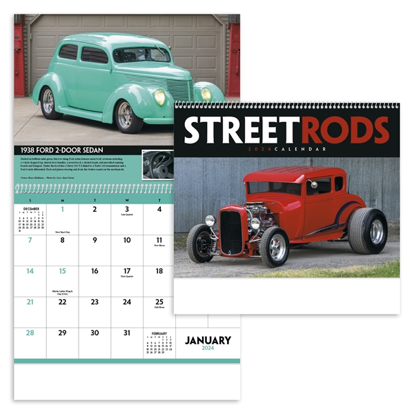 Street Rods 2024 Calendar