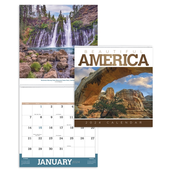 Beautiful America 2024 Calendar
