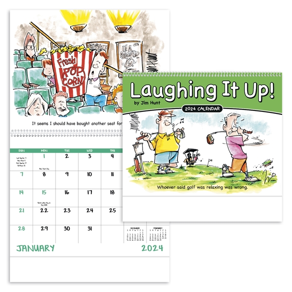 Spiral Laughing It Up! 2024 Calendar
