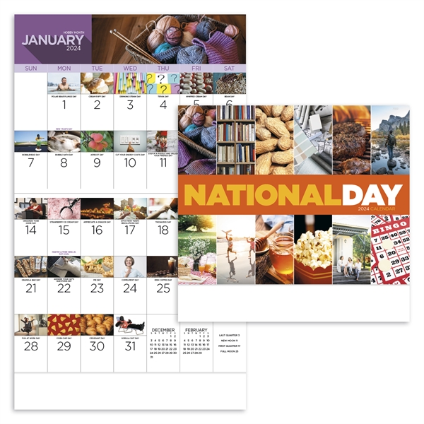 Stapled National Day 2024 Calendar