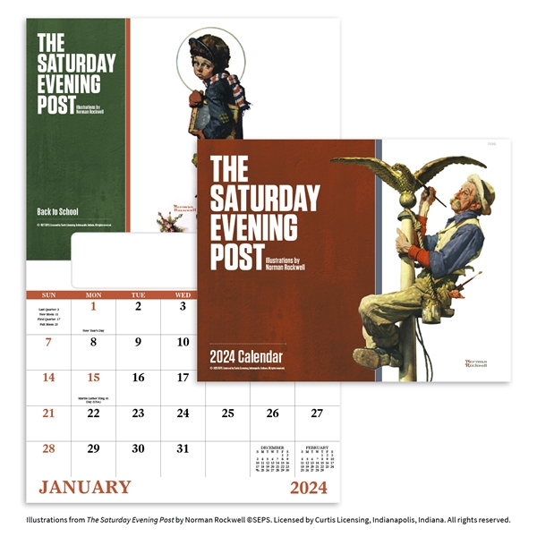 The Saturday Evening Post- Window 2024 Appointment Calendar