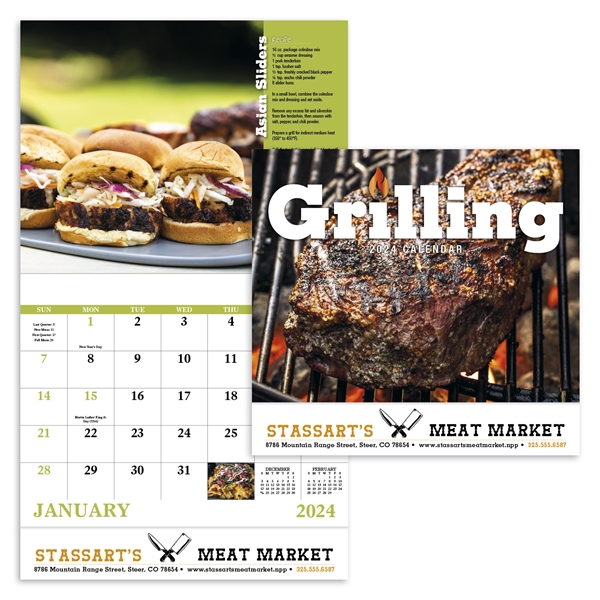 Stapled Grilling 2024 Calendar