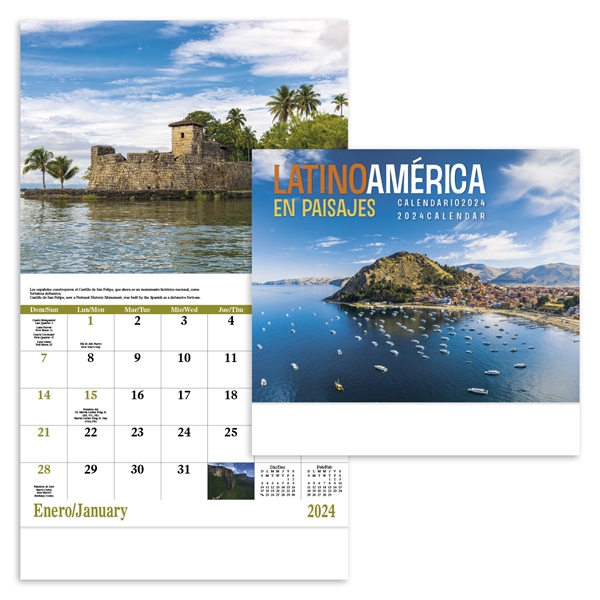 Stapled Latin America Scenic 2024 Appointment Calendar