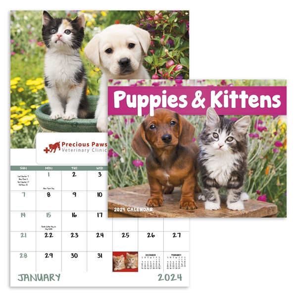 Puppies & Kittens 2024 Window Calendar