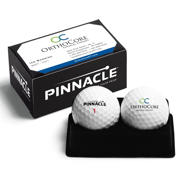 Pinnacle® Soft 2-Ball Business Card Box
