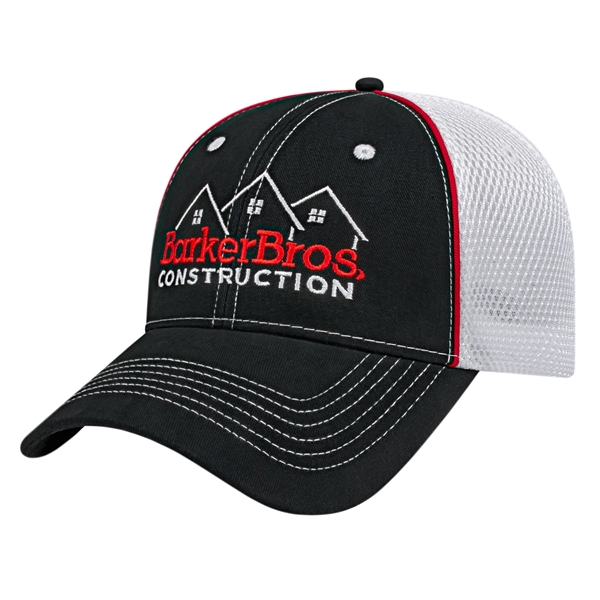 Double Layer Mesh Cap with Piping