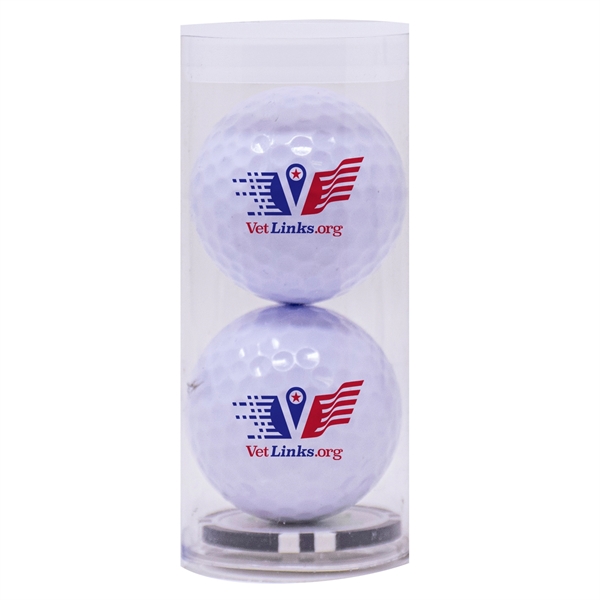 2-Ball Tube with Poker Chip Ball Marker