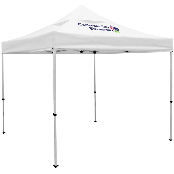 10' Deluxe Tent, Vented Canopy (Imprinted, 1 Location)