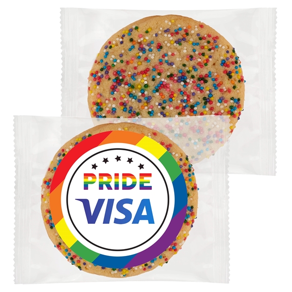 Pride Sugar Cookie With Rainbow Nonpareils