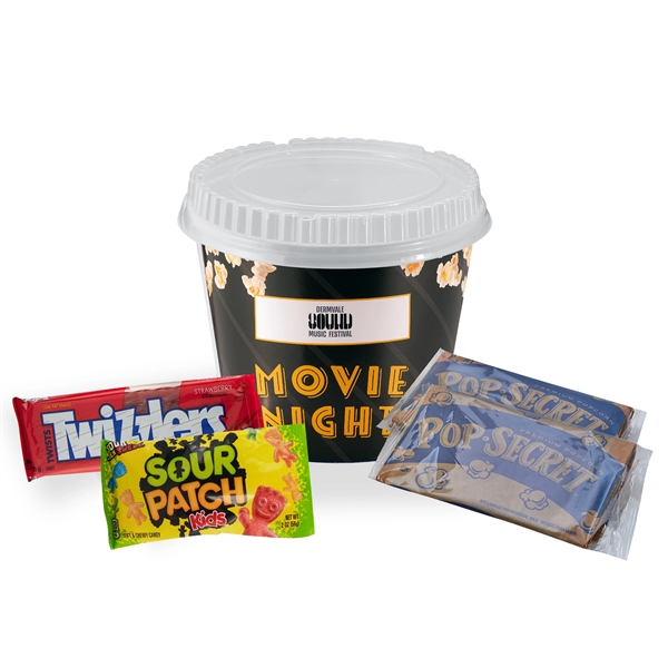 Movie Night Bucket W/ Sour Patch® Kids, Twizzlers & Popcorn