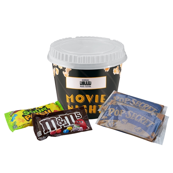 Movie Night Bucket With Sour Patch® Kids, M&M's® & Popcorn
