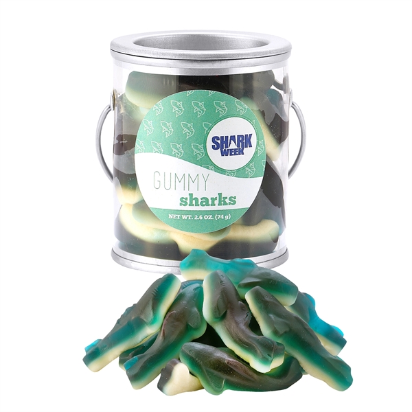 Summer Candy Pail With Gummy Sharks (2.6 oz.)