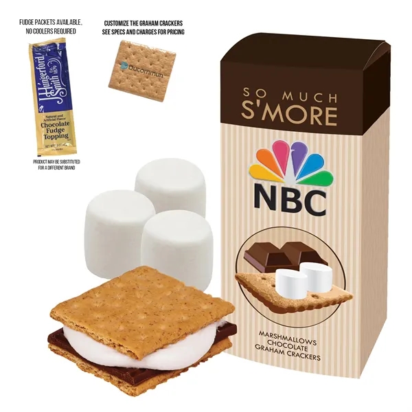 S'mores Kit in a Box with Fudge Packets