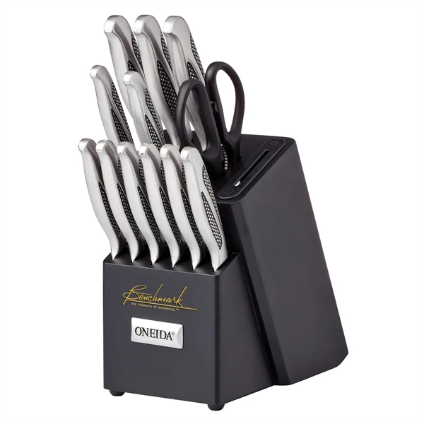 Oneida® 14 Piece Knife Set with Built-in Sharpener