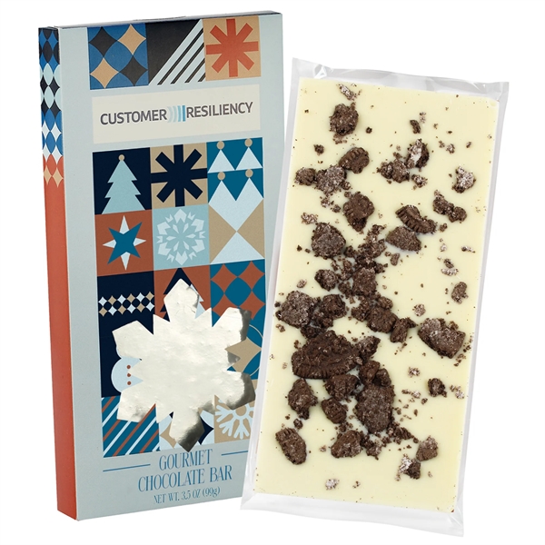 Snowflake 3.5 oz Belgian Chocolate in Window Box - Milk & Co