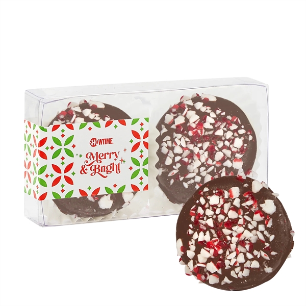 2 Piece Belgian Chocolate Oreos® Gift Box (Milk Chocolate Pe