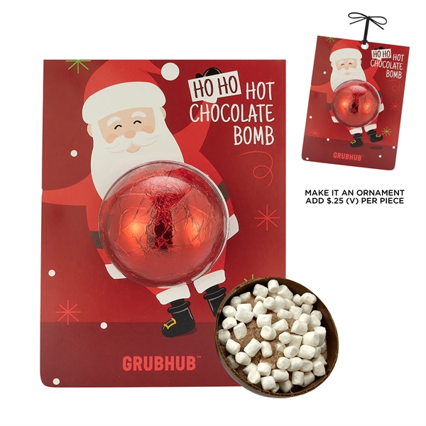 Holiday Hot Chocolate Bomb Billboard Card