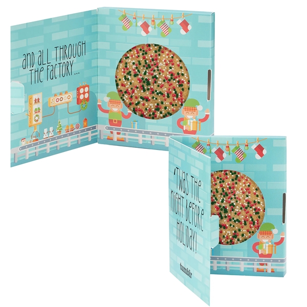 Storybook Box with Gourmet Cookie (Sugar Cookie with Holiday