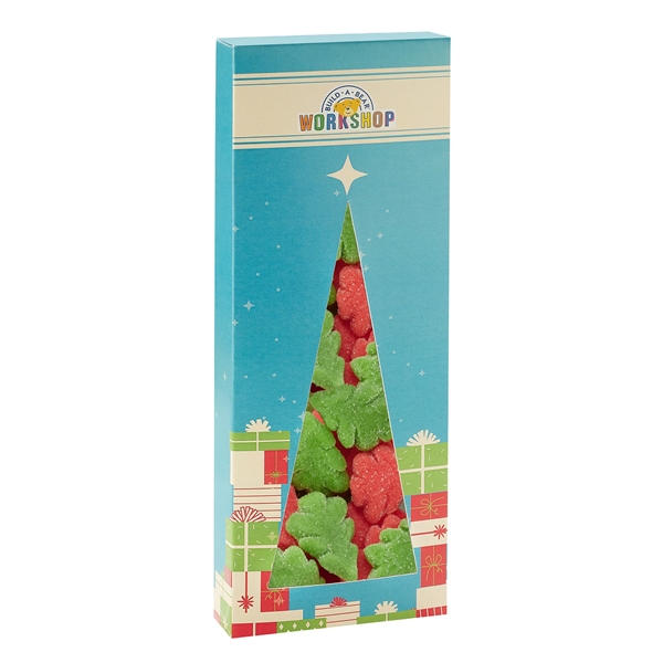 Holiday Candy Box w/ Tree Window - Gummy Holiday Trees