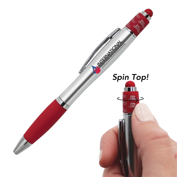 Fire Spin Top Pen/Stylus, Full Color Digital