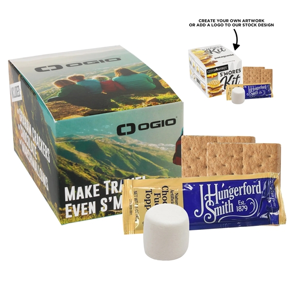 S'mores Kit - Custom Box, Fudge Packet & More