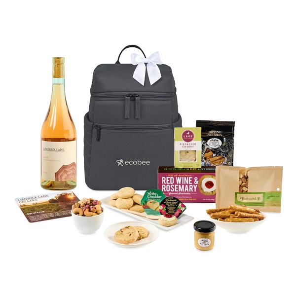 Wine & Gourmet Backpack Cooler Gift Set