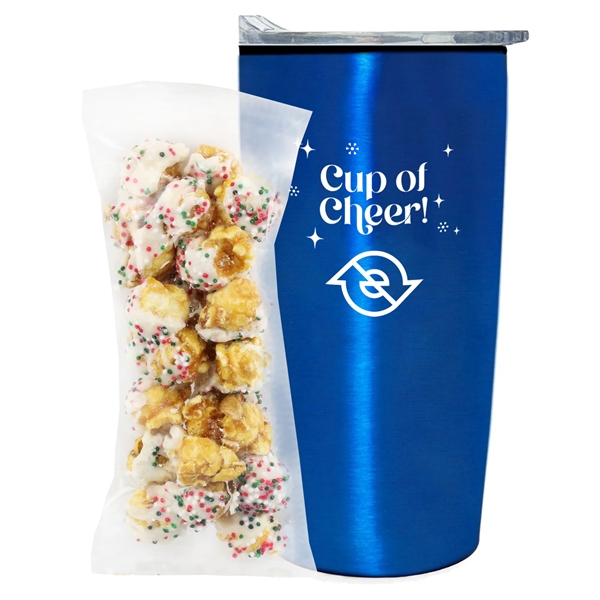 20 oz Straight Tumbler w/liner - Sugar Cookie Crunch Popcorn