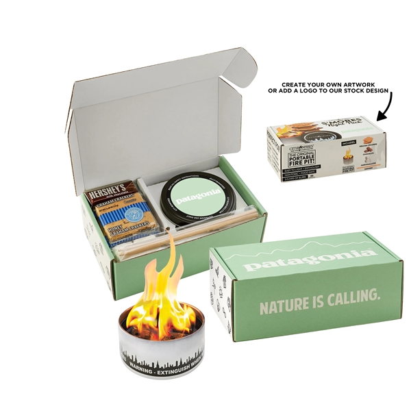City Bonfire® S'mores Night Pack with Label & Custom Box