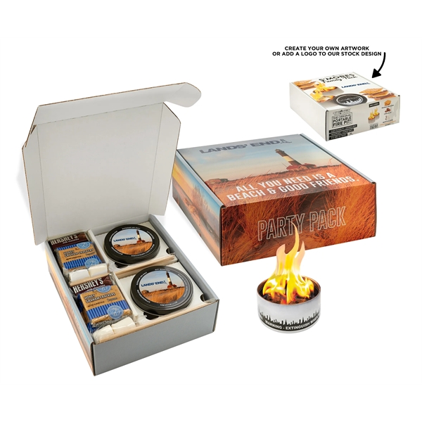 City Bonfire® S'mores Family Night Pack w/Label & Custom Box