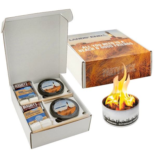 City Bonfire® S'mores FamilyNight w/Label & Custom Box Label