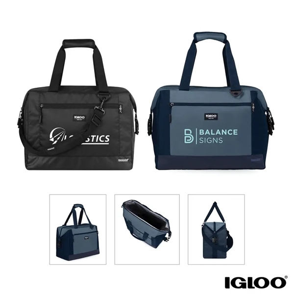 Igloo® MaxCold® Evergreen Snapdown 36-Can RPET Cooler Tote