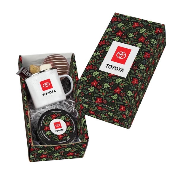 Portable Bonfire S'mores, Hot Chocolate Bomb & Mug Gift Set