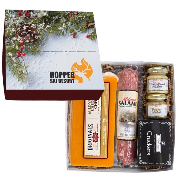Deluxe Charcuterie Gourmet Meat & Cheese Set Chairman Gif...