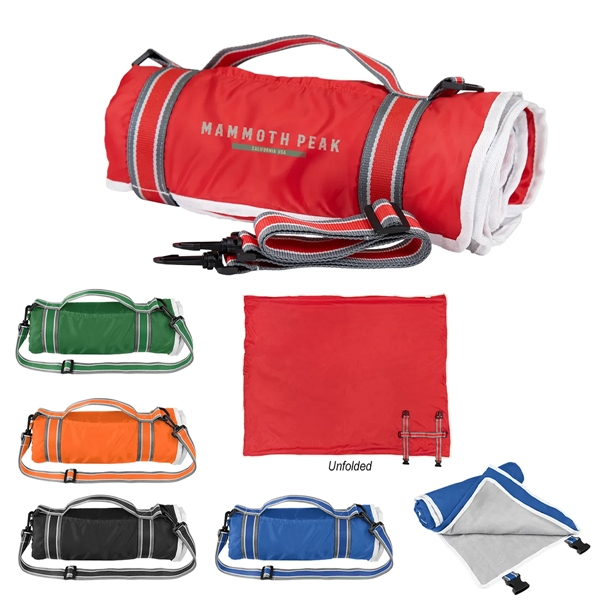 Riverside Roll-Up Blanket With Carrying Handle