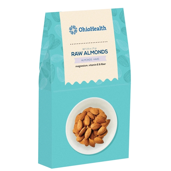 Well & Wellness Gable Box with Raw Almonds (2.5 oz.)