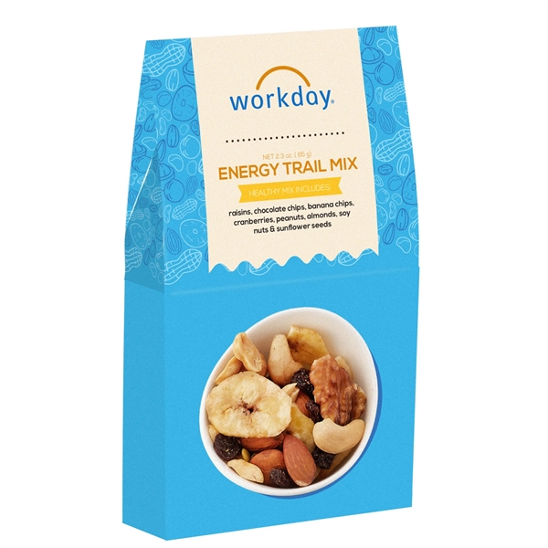 Well & Wellness Gable Box with Energy Trail Mix (2.3 oz.)