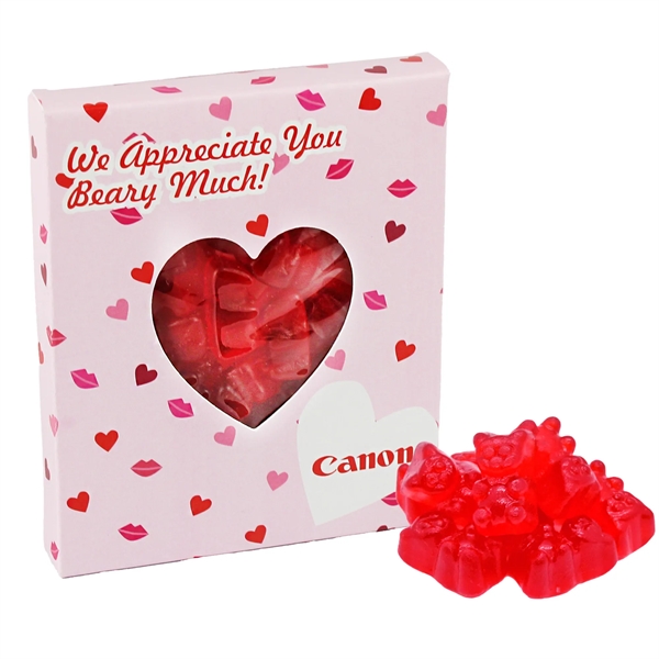 Heart Window Box - Red Gummy Bears