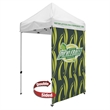 5' Economy Tent Full Wall (Dye Sublimated, Double-Sided)