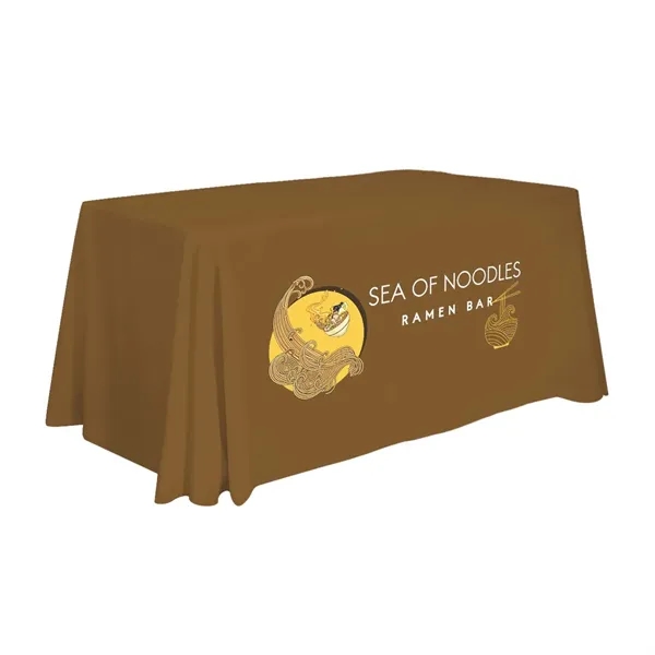 4' Standard Table Throw (Full-Color Front Only)