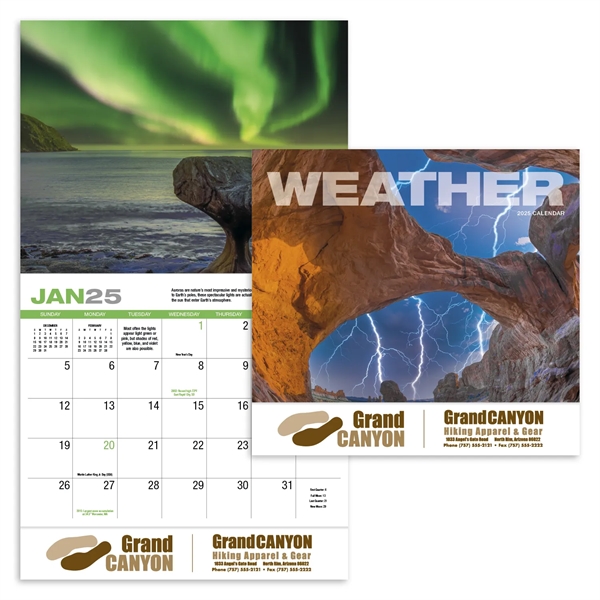 Weather Almanac Appointment Calendar - Stapled
