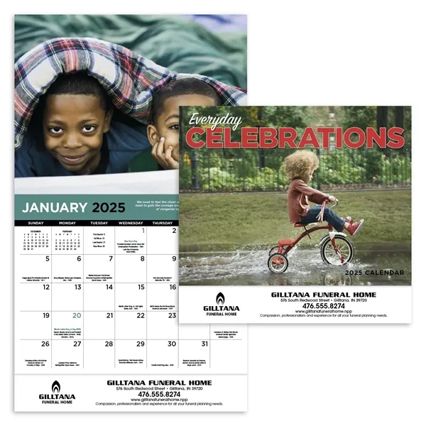Everyday Celebrations Appointment Calendar - Stapled